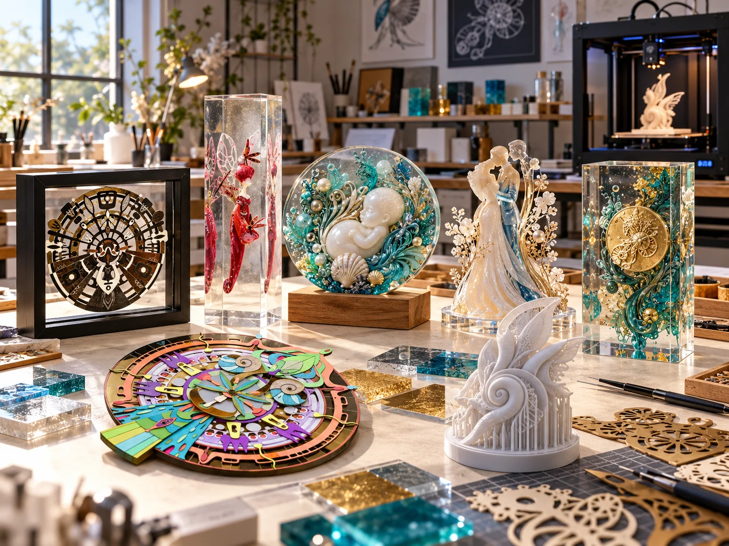 Simulation visuelle d’un atelier de création sur mesure