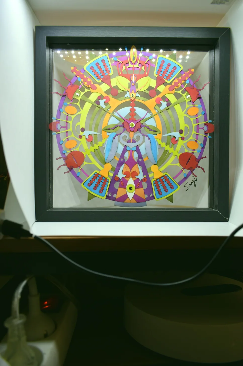 Univers de papier découpé